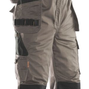 3730 Hängselbyxa khaki/svart C46